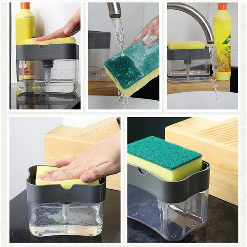 Effortlessly Clean Your Kitchen With This Dish Soap Press - Temu